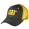 Caterpillar Equipment Big Iron Black w/Yellow Mesh Snapback Mesh Cap/Hat