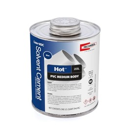 RectorSeal HOT 203L 55993 Quick Set Medium Solvent Cement, Easy Application, Plumbing, 1 Quart