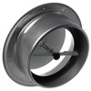 LIRAST Diameter 125 mm White Metal Anemostat - Supply Air