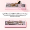 KOPJIPPOM Wireless Keyboard and Mouse Set with Quiet Keys, 2.4G