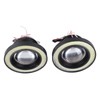 3.5in Car Fog Light Aluminum Housing Waterproof Bright LED Universal