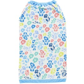 Marushin 39.4-inch (100 cm) Rolled Towel, Sun Heart, Fruity Blue, Antibacterial and UV Blocking, for Girls, 0625023000