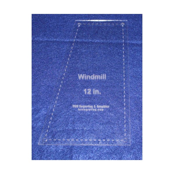 TCR Templates Windmill - Makes 12 Inch Finished Square-- 1/8