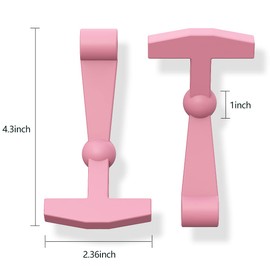 ALAFAT Replacement Lid Latches (2 Pack) Compatible with All Yeti,RTIC, Other Related Hard Coolers,Made of Premium Hard Durable Rubber, Easy to Install (Pink)