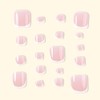 Uñas de Los Pies Postizas, 12 Tamaños Natural Francesas Uñas