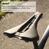 BBB Echelon bsd-141 MTB Bicycle Road Saddle, Unisex Adult, Black,