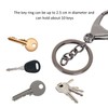 10Pcs Key Chain Plating Non Fading Simple Keychain Bag Buckle