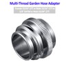 Multi-Thread Garden Hose Adapter, Kitchen Sink Faucet Adapter to Garden