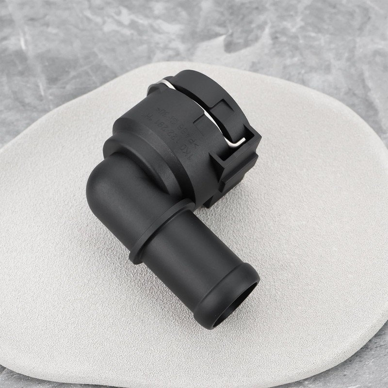 ECSiNG 2 x Coolant Flange 1K0122291H Coolant Hose Connector Compatible