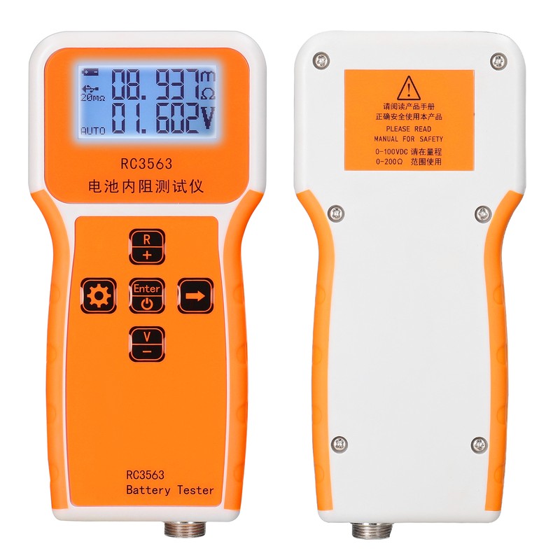 RC3563 200Ω 100V Handheld Portable Battery Internal Resistance Voltage Tester