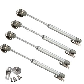 4 Pcs 100N/ 22.5lb Gas Strut, Pneumatic Lift, Furniture Cabinet Door Stay, Hydraulic Gas Lift Spring Stay, Cabinet Lift Support, Cabinet Door Strut