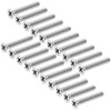 NOTRICKT MS-012 M4x25 Cross Hole Countersunk Machine Screw, Stainless Steel,