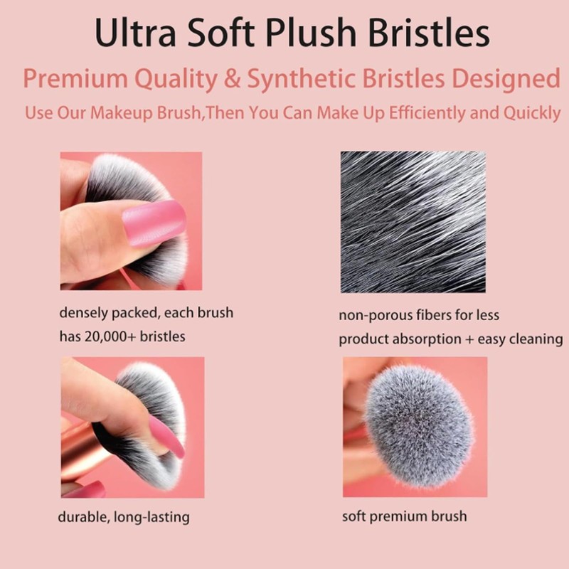 SSKHE 2 Pcs Travel-Size Make Up Set,Mini Foundation & Blush