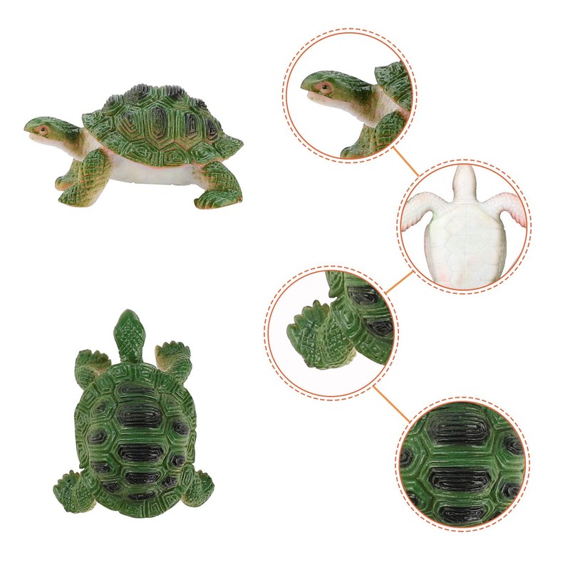 OOTSR 20 Pieces Turtle Figurines, Ocean Animal Small Turtle Realistic