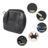 FZJDSD Black Leather Driver Side Bottom Replacement Seat Cover and