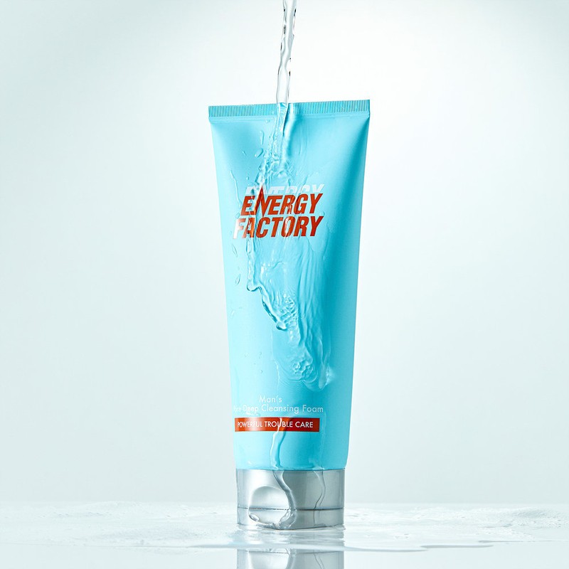 Man with Flowers Energy Factory Pore Deep Cleansing Foam 200ml