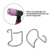 5-Piece Spring Spacer Guide, Cable Protection Insulation Bracket, Burner Protection