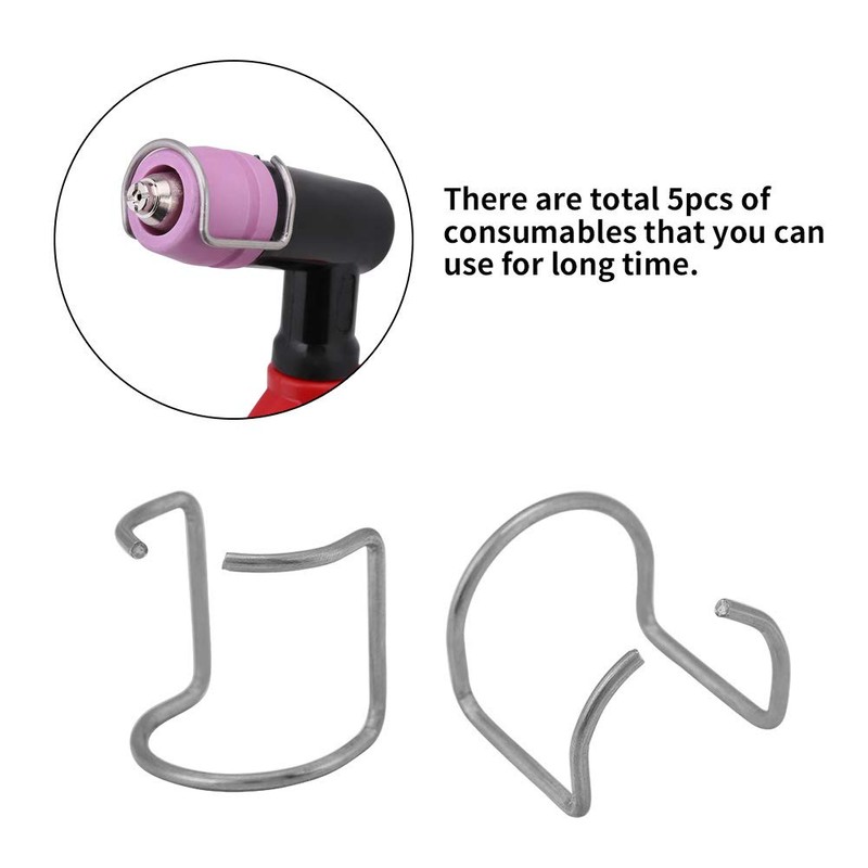 5-Piece Spring Spacer Guide, Cable Protection Insulation Bracket, Burner Protection