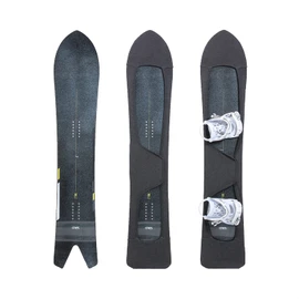 MONS Setback Stance Powder Snowboard Protection Soft Sleeve for Board Bag with Binding On Scratch-Resistant (Small)