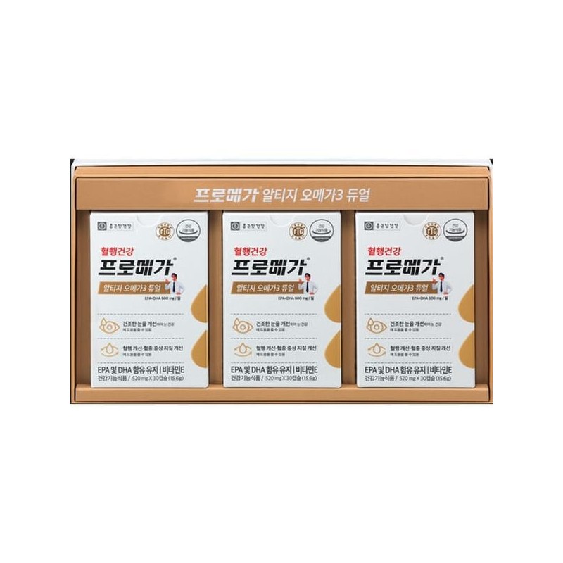 Chong Kun Dang Health Promega rTG Omega 3 Gift Set