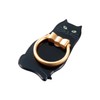 Elecom Smartphone Strap Finger Ring Animal Black Cat
