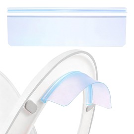 Fenteer Pee Guard for Toilet Seat, Universal Pee Deflector, Portable Toilet Urine Shield, Easy to Clean Guard Toilet Seat Attachment Fits Most Toilet Seats, Toilet Splash Guard for Boys Elderly, A