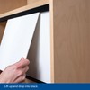 1/8" Panel Sliding Door Track – 36" Black Plastic Upper