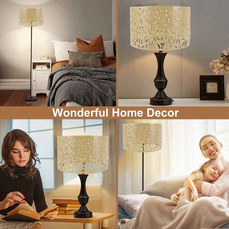 Metal Lamp Shades Hollow Carved Lampshade Modern Style Hollow Lampshade