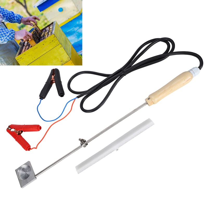 Bee Mite Heat Fumigator Volatilizer Beekeeping Tool Electrode Crocodilian Clip