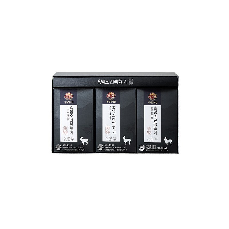 Dongwon Cheonjiin 천지인 (동원)흑염소 진액氣 기(70mL x30포) Cheonjiin (Dongwon) Black