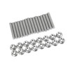 RATCHROLL 16pcs Stainless Steel Exhaust Manifold Bolt Stud Hardware for