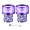 Aziliogcc Vacuum Filter Replacement for Dyson V11 V15, Purple, 2