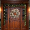 Briful 16" Christmas Wreath Champagne Door Wreath Handcrafted with Artificial