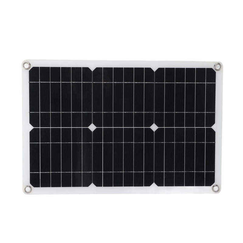 18V 20W Semi Flexible Solar Panel Monocrystalline High Efficiency Waterproof