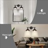 Licperron Black 2-Light Vanity Wall Sconce Lighting, Farmhouse Bathroom Wall