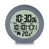 No Punching Suction Cup Clock Home Clock Waterproof Bathroom Washroom