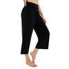 Urban CoCo Women's Comfy Yoga Capri Pants Casual Wide Leg
