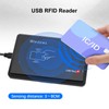 125Khz EM4100 USB RFID ID Card Reader AYWHP Swipe Contactless