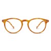 Peepers by PeeperSpecs Brain Trust Round Reading Glasses, Honey Tortoise,