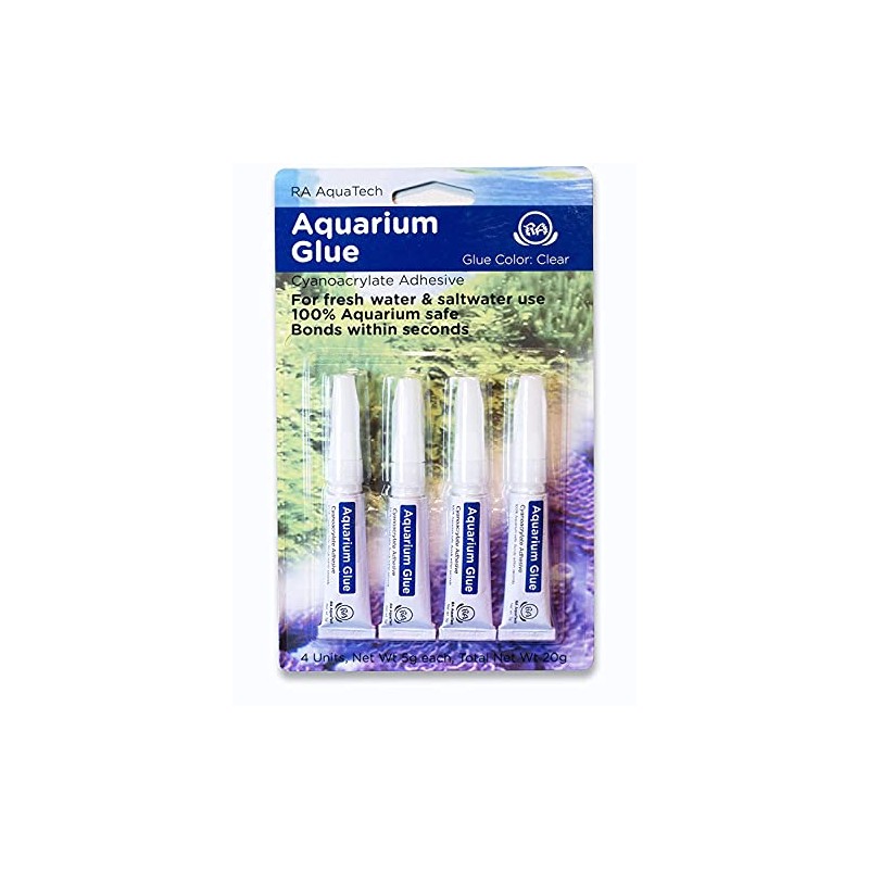 Aquarium Glue Clear for Plants Corals aquascaping Instant Aquarium Safe