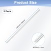 M METERXITY 5 Pack Round Aluminum Rods, 6mm (1/4") Diameter,