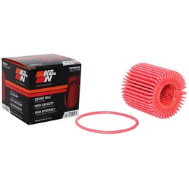 K&N Filtro de Aceite Premium HP-7021 para Toyota/Lexus/Scion/Pontiac 2008-2021