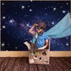 CRTPOD Outer Space Backdrop Starry Night Sky Galaxy Nebula Stars