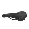 Road Bike Saddle Black Hollow Ergonomic Soft Silicone Sponge Tail