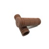 Beatus Basic Pattern Bicycle Handle Grip Universal Short 90mm (Brown)