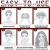 Senshuomy Wig Caps,Stocking Ultra Thin,Elastic Nylon Mesh,Breathable,Sweat Absorber & Stretchable