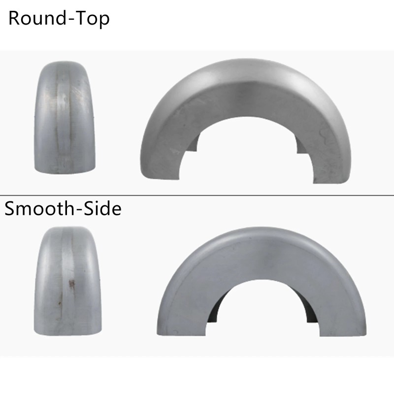 Custom Chrome / Santee 9"Custom Blank Steel Rear Fender Smooth-Side