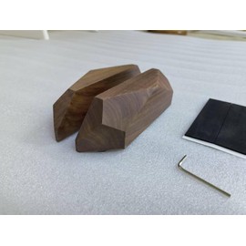 Nuvograin Adjustable Vertical Laptop Stand, MacBook Holder Wood, Wooden Laptop Stand,Vertical Laptop Holder for Desk, Width Adjustable Dock Fits All MacBook/Surface Pro