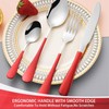 24-Piece Silverware Set with Organizer,Heavy Duty Stainless Steel Silverware for