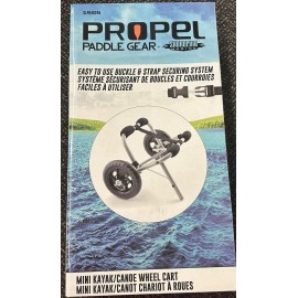 Propel Paddle Gear Properl Paddle Gear Mini Kayak/Canoe Wheel Cart